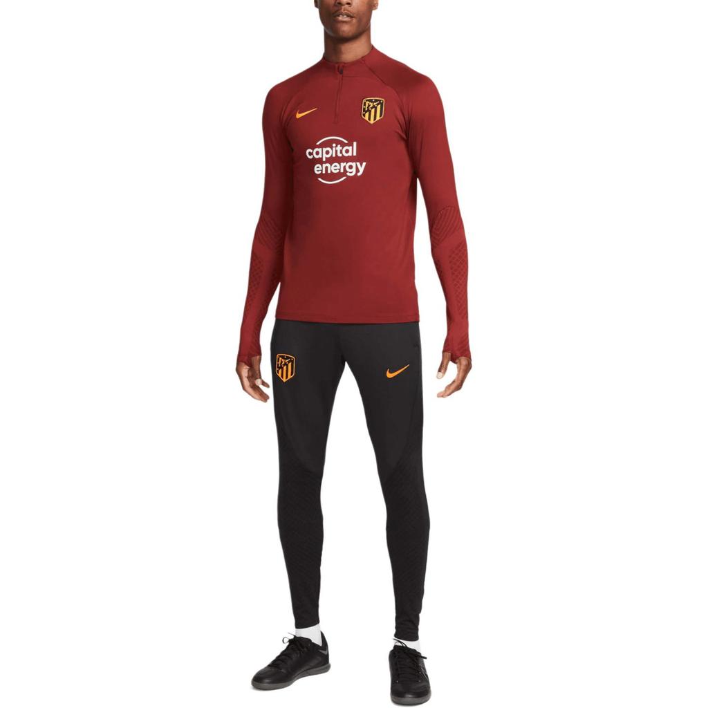 Nike Dri-FIT Strike Drill Printed Letter Slim Fit Straight Long Sleeve Football Shirt Men Tops Red DN2810-677