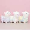 Soft And Cuddly Plush Alpaca Stuffed Toy Keychain Cute Hanging Charm For Girls