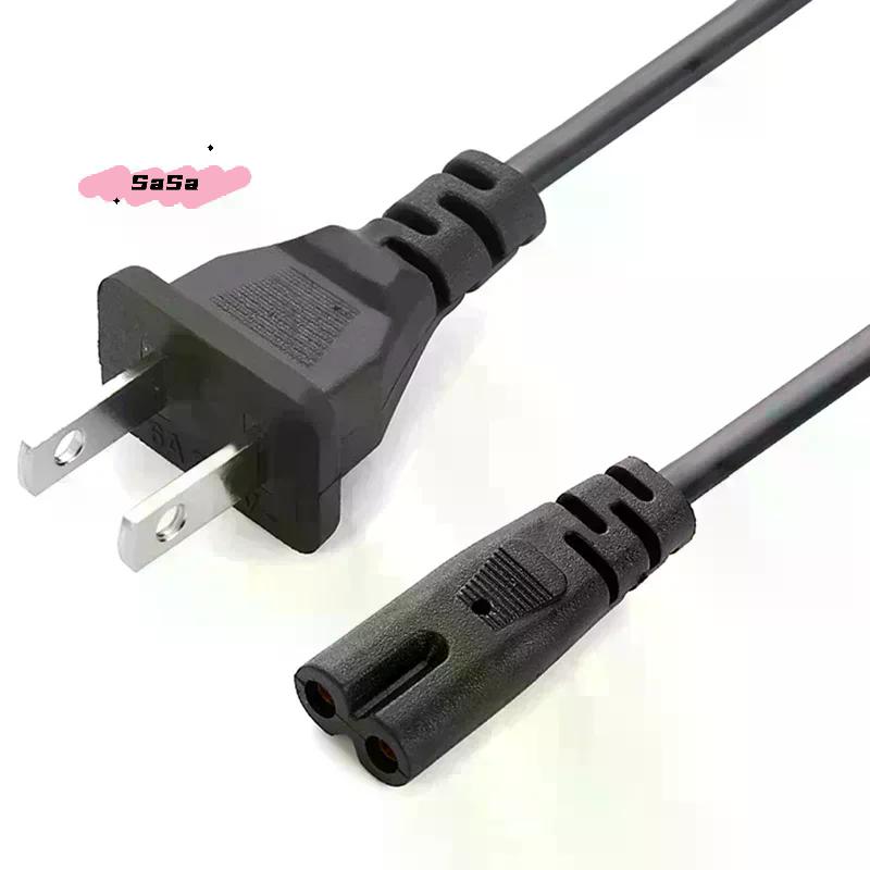 2-контактный IEC320 C7 EU на US удлинитель для зарядного устройства ноутбука, принтера, радио, динамика - Шнур-адаптер питания
