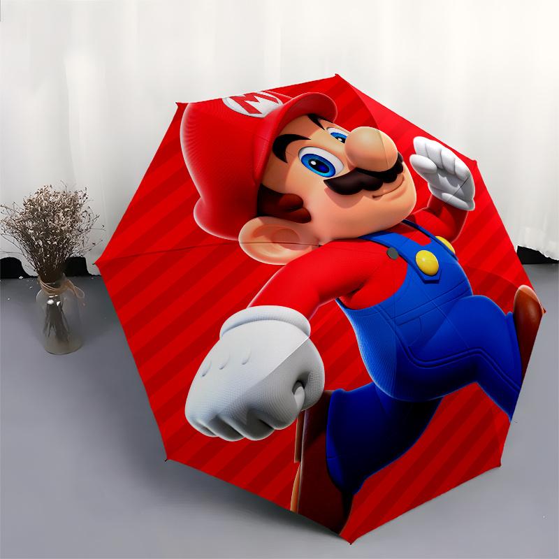 Футболка с иконкой Super Mario Running  Товары по видеоиграм Зонт, Компактный складной зонт-трость 3 сложения для мужчин и женщин, S38
