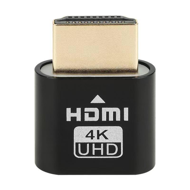 Адаптер видеокарты HDMI для виртуального дисплея: Поддержка нескольких портов (DP, DVI, VGA) для игр и удаленной настройки.