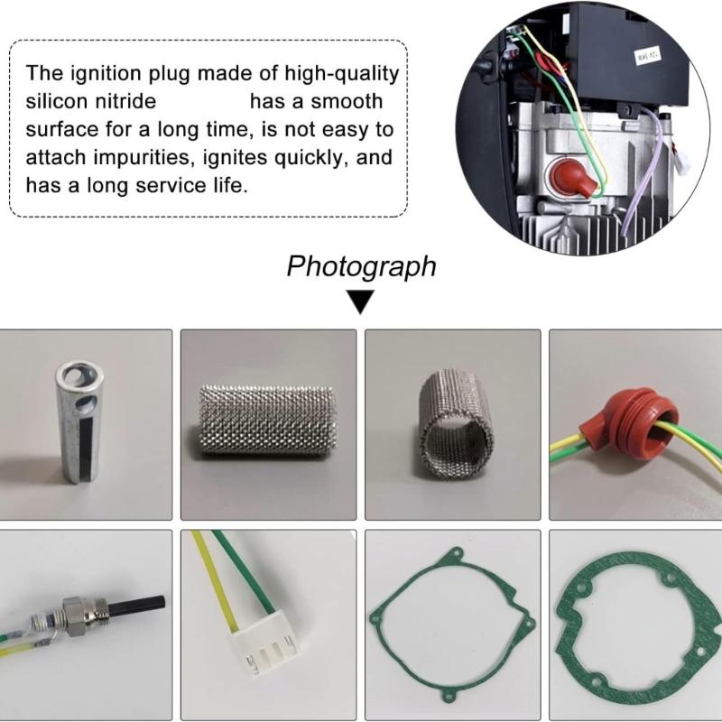 Высокопроизводительный керамический нагревательный штифт, комплект 12 В 3 кВт 8 кВт, вспомогательный нагрев для транспортных средств, грузовиков, морских двигателей, предварительный подогрев