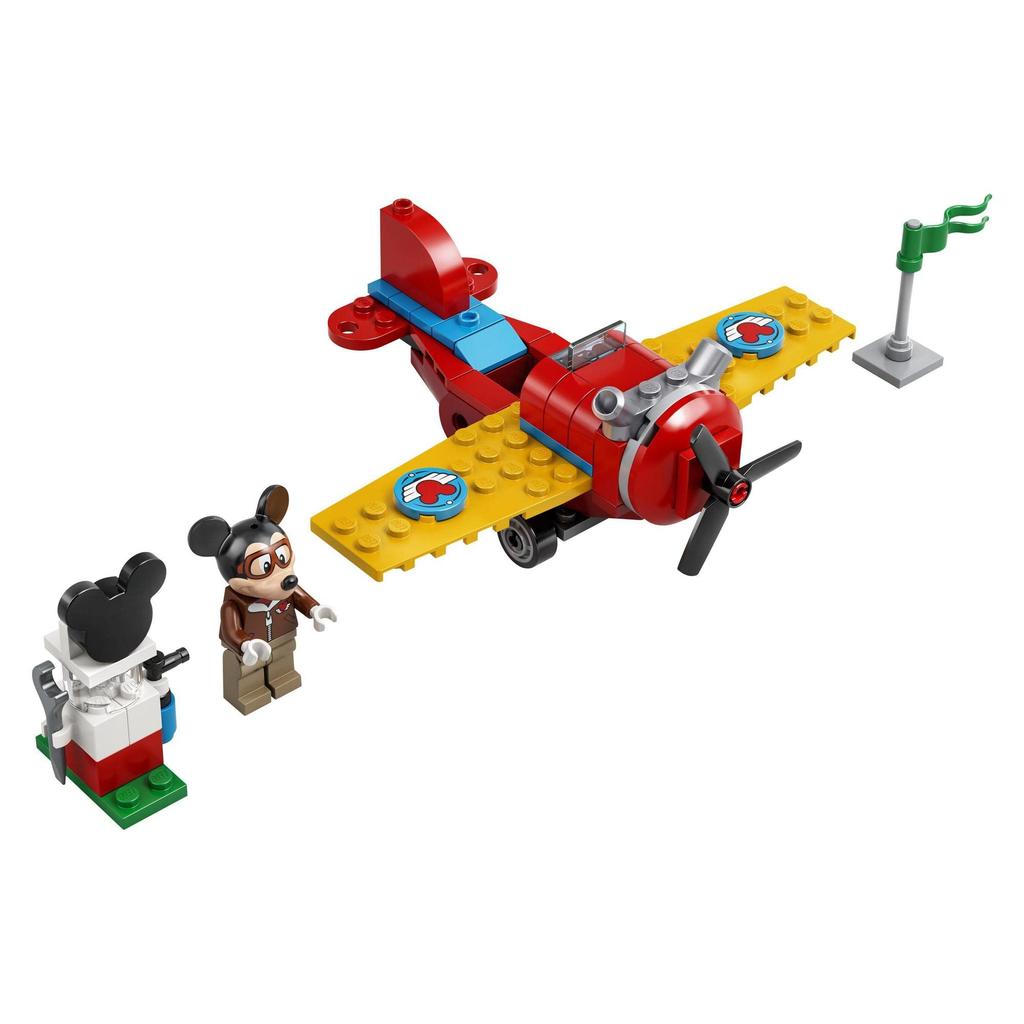 LEGO Mickey Friends Propeller Airplane 10772 Toy Block Present Vehicle Vehicle Airplane Airplane Boys Girls 4 Years Old and Up & Mickey's