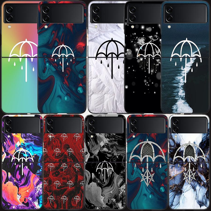Bring Me The Horizons Phone Case For Samsung Z Flip 7 6 5G Galaxy Z Flip 5 4 3 Black Hard Cell Cover Luxury PC Shell Coque