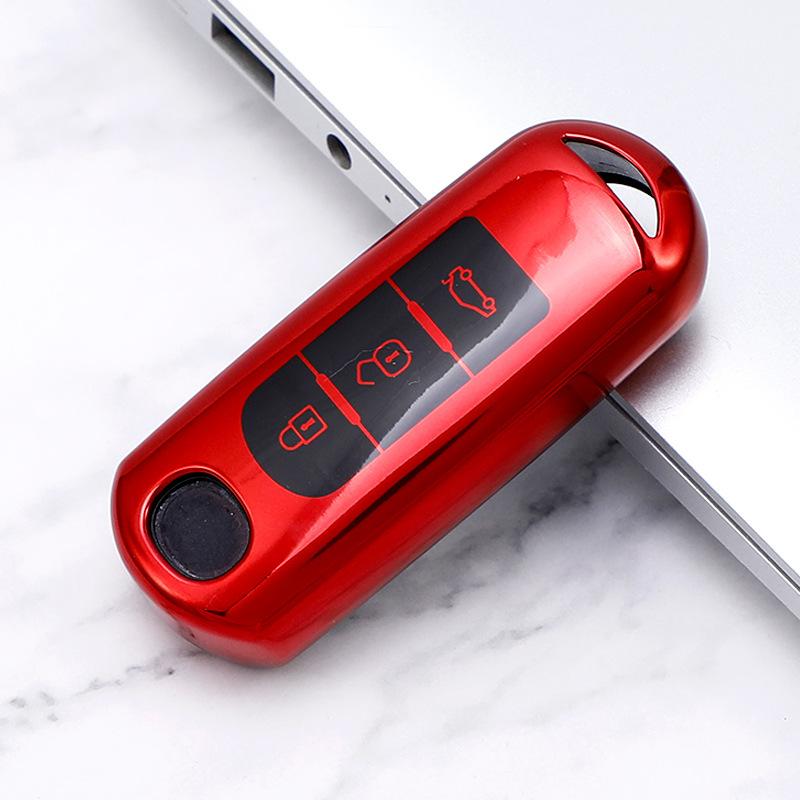 Чехол для дистанционного ключа из ТПУ для автомобиля, брелок для Mazda 2 3 5 6 BL BM GJ Atenza Axela Demio CX-3 CX3 CX-5 CX5 CX7 CX-9 CX8 без ключа