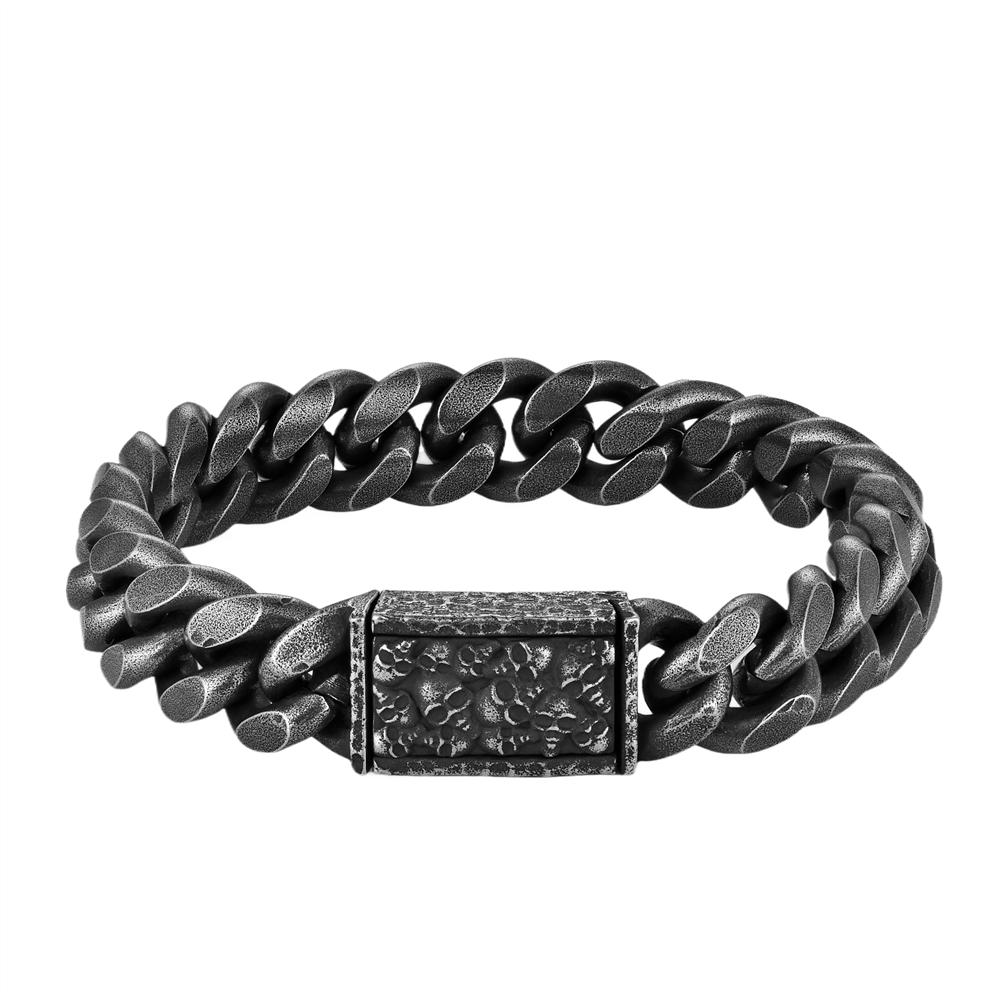 Vintage 316l Stainless Steel Waterproof Anti Non Tarnish for Men Fashion Jewelry Bike Motorcycle Gift Chain Bracelet