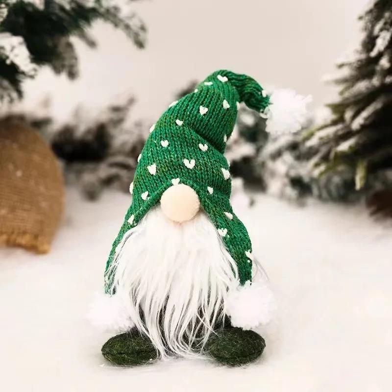Christmas Home Decoration Gnome Plush Santa Doll Xmas Decoration Ornaments Fashion Accessories