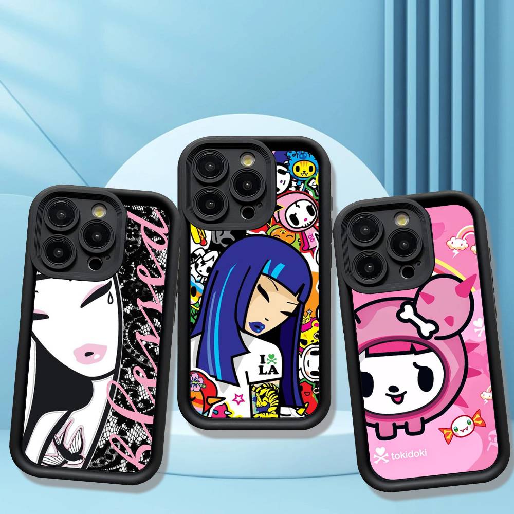 Fashion Brand T-Tokidoki Phone Case For IPhone 11 12 13 16 15 17 14 Pro Max Soft Funda Silicone Cover