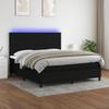 VidaXL Slatted Bed Base with Mattress and LED, Upholstered Bed, Double Bed, Adult Bedroom Interior Bed, 3134727