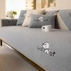 Non-SlipThicken Plush Sofa Cushion Mat Modern Simplicity Sofa Towel Home Couch Winter Lamb Plush Sofa Cover for Living Room