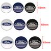 4Pcs 56 60 65mm ABS Wheel Center Hub Cap Badge For Ford Focus Fiesta Ranger Mondeo Kuga Mustang Auto Exterior Tuning Accessory
