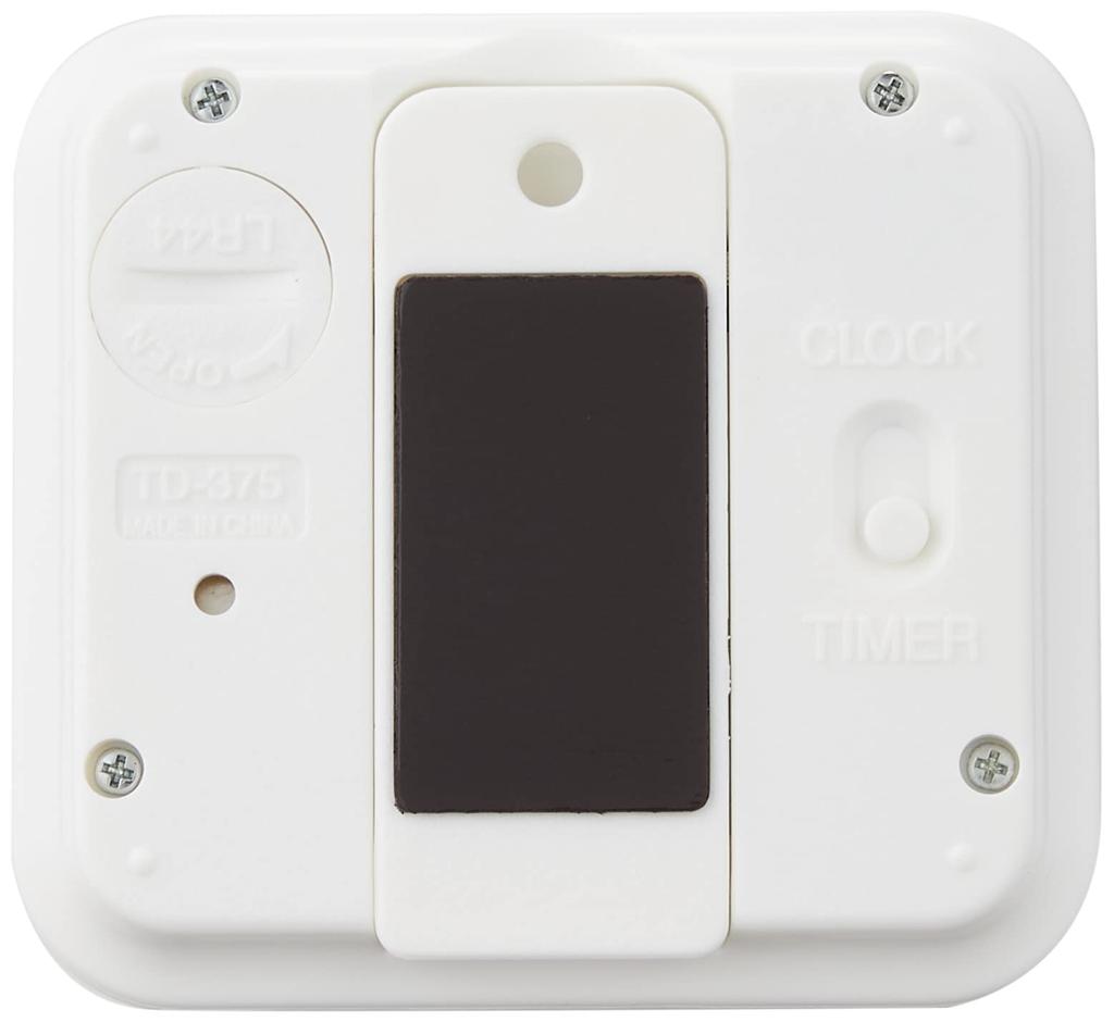 Таймер Tanita WH с магнитным креплением 100 Идеально подходит для исследований и экспериментов TD-375 Клавиатура, Часы, Белый,
