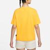 Nike NSW Essential с коротким рукавом, спортивная повседневная футболка, женские топы, желтый DJ5377-764