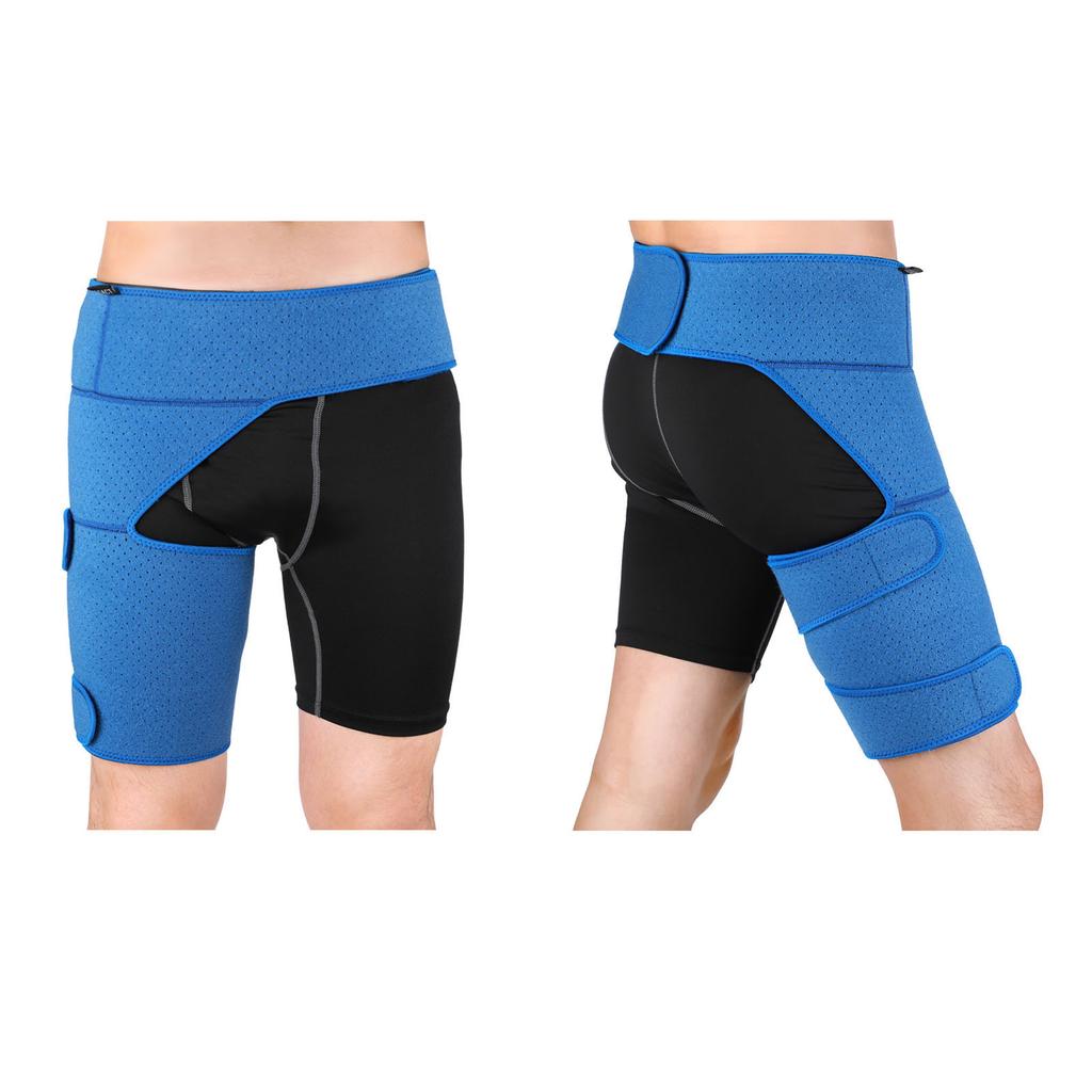 Doact синий перфорированный дышащий пояс поддержка талии бедра