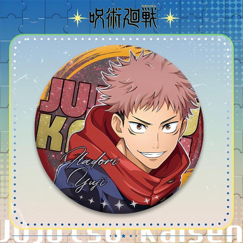 Новый Аниме Jujutsu Kaisen Годжо Сатору 58 мм Значок Булавка Аксессуар 2D Фан-Товар Брелок для Ключей Брелок-Подвеска Коллекция Косплея Подарок