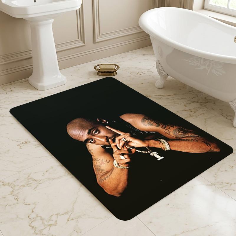 Rapper Legend Living Room Non-Slip Area Rug Soft Carpet for Bedroom Game Playroom Sofa Office Home Decor Doormat Christmas Gift C9211148
