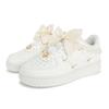 Nike Air Force 1 Жемчужное Обещание Покрытие Устойчивое к истиранию Покрытие Устойчивое к истиранию Низкие Скейтбордические кроссовки Женские FV3654-111(Команда598-)