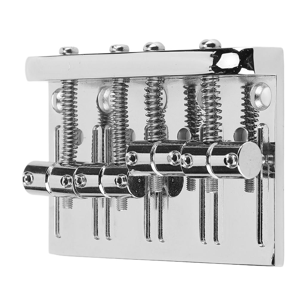 4 String Bass Bridge Assembly Lateral Adjustment Support Greater String Spacing Bass Bridge Saddle Replacement