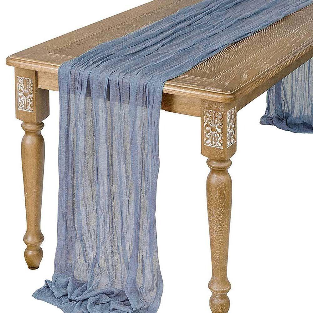 Wedding Party Birthday Party Table Runner Xmas Decor Cheese Cloth Table Setting Table Cloth