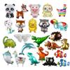 Cartoon Animal Foil Balloon Butterfly Dinosaur Helium Balloons For Baby Kids Birthday Party Decor