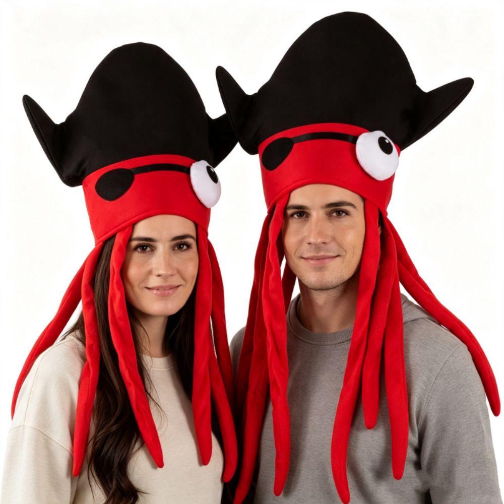 Halloween Celebration Octopus Cap Whimsical Octopus Costume Headpiece Funny Party Hat Carnival