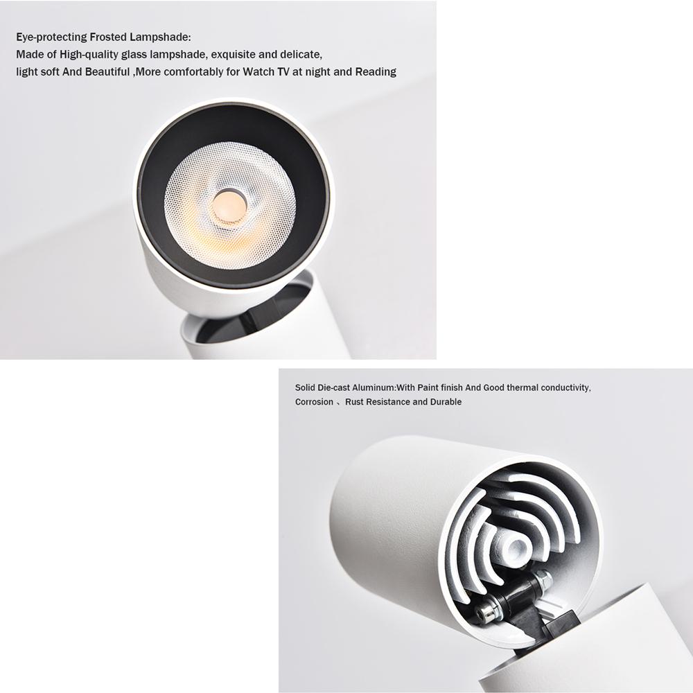 LED Downlight Dimmable Embedded Foldable Ceiling Lamp Spot Adjustable Nordic Lighting 7W 12W Indoor Kitchen Folding Spotlights