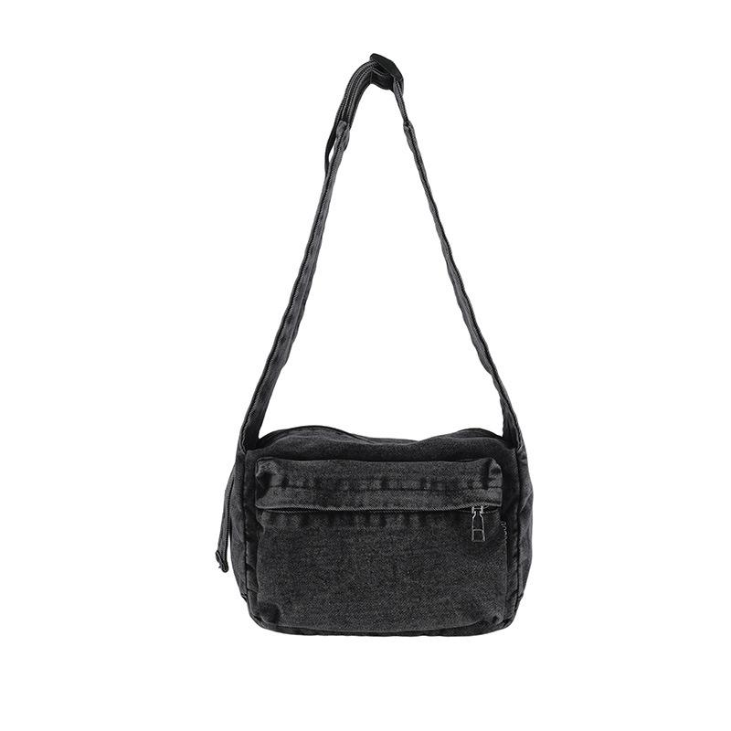Сумка через плечо большой вместимости Женская джинсовая сумка кроссбоди
