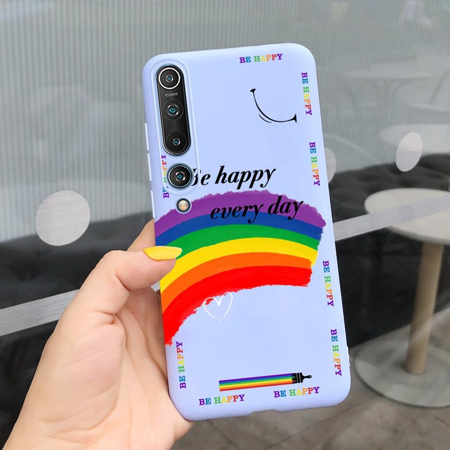 For Xiaomi Mi 10 5G Case Luxury Art Painted Cover Soft Silicone Phone Case For Xiaomi Mi 10 Pro 5G Mi10 Back Cover Bumper 6.67''