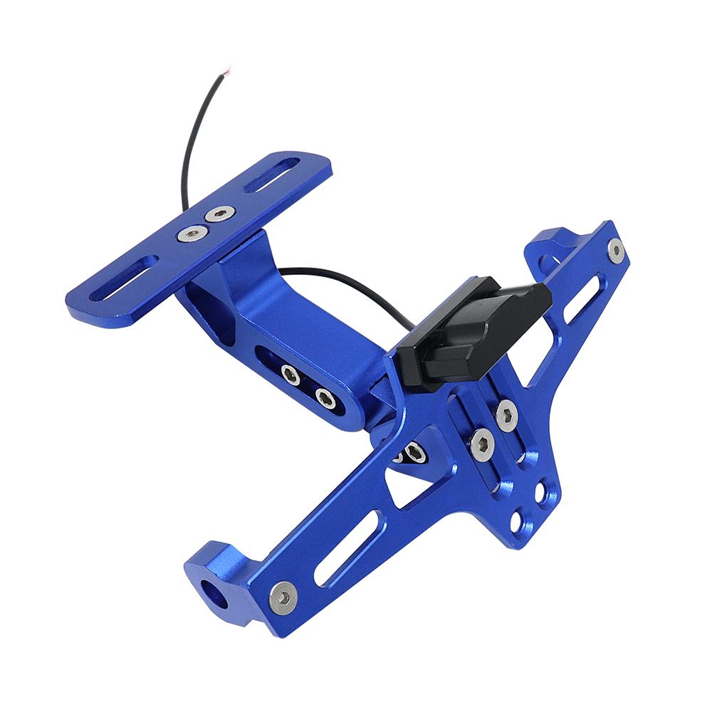 Универсальный держатель для мотоцикла с ЧПУ, алюминиевый держатель для номерного знака с регулируемым углом