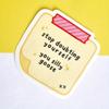Stop Doubting Yourself, Motivational Sticker, Durable for Laptop, Car, Luggage, Skateboard & More - Perfect for Teens, Ad
