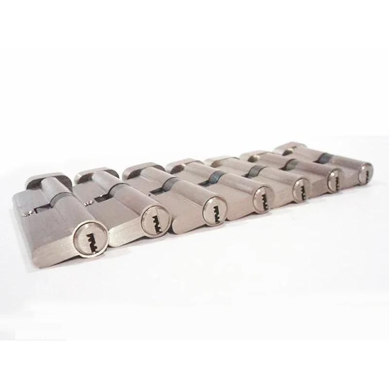 Дверной цилиндр 55 60 65 70 75 80 85 90 мм, защитный медный цилиндр замка, внутренняя ручка для спальни, гостиной, латунный ключ, запирающийся на 5 ключей