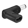 USB-C на DC5521 90° Адаптер: 12В PD Преобразователь питания