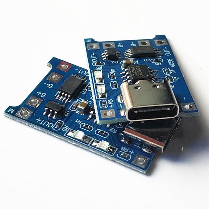 Модуль зарядного устройства для литиевых аккумуляторов 18650 TP4056 Mini USB, плата зарядки с защитой, двойные функции, Type-C Micro / Mini USB 5V 1A