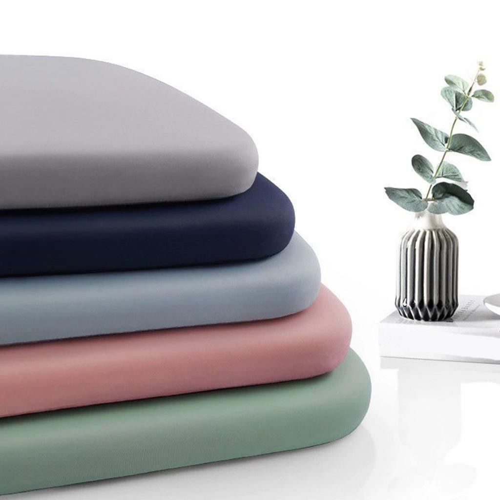 Soft Memory Foam Chair Pad Non Slip Seat Cushion for Desk Chairs and Vehicles Eases Lower Back Fatigue