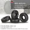 4x AUSTAR AX-4020 1.9 Inch 110mm 1/10 Rock Crawler Pneus Pour RC4WD RC Car