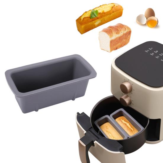 Silicone Loaf Pan Rectangular Cake Mold Large Baking Tray for Toast Bread Desserts High-temperature Resistant Bakeware