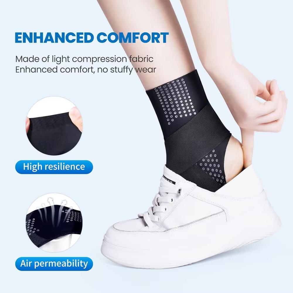 1Pc Foot Sleeve With Compression Wrap,Ankle Brace For Arch,Ankle Support,Footballbasketball,Volleyball,Running,Plantar Fasciitis