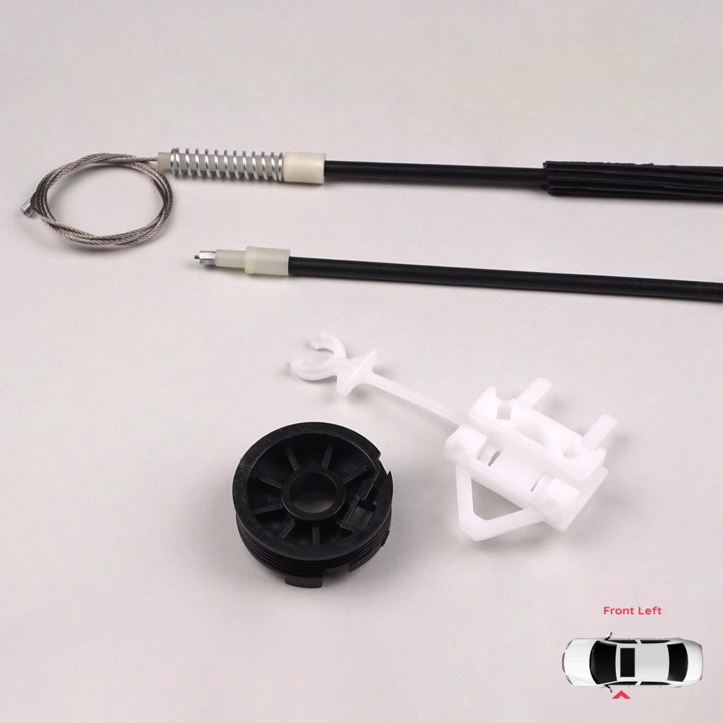 BWR797 Power Window Regulator Repair Set Front Left for Fiat Albea Siena Palio MK1 171 172 178 1996-2016 4/5 Door 46786201