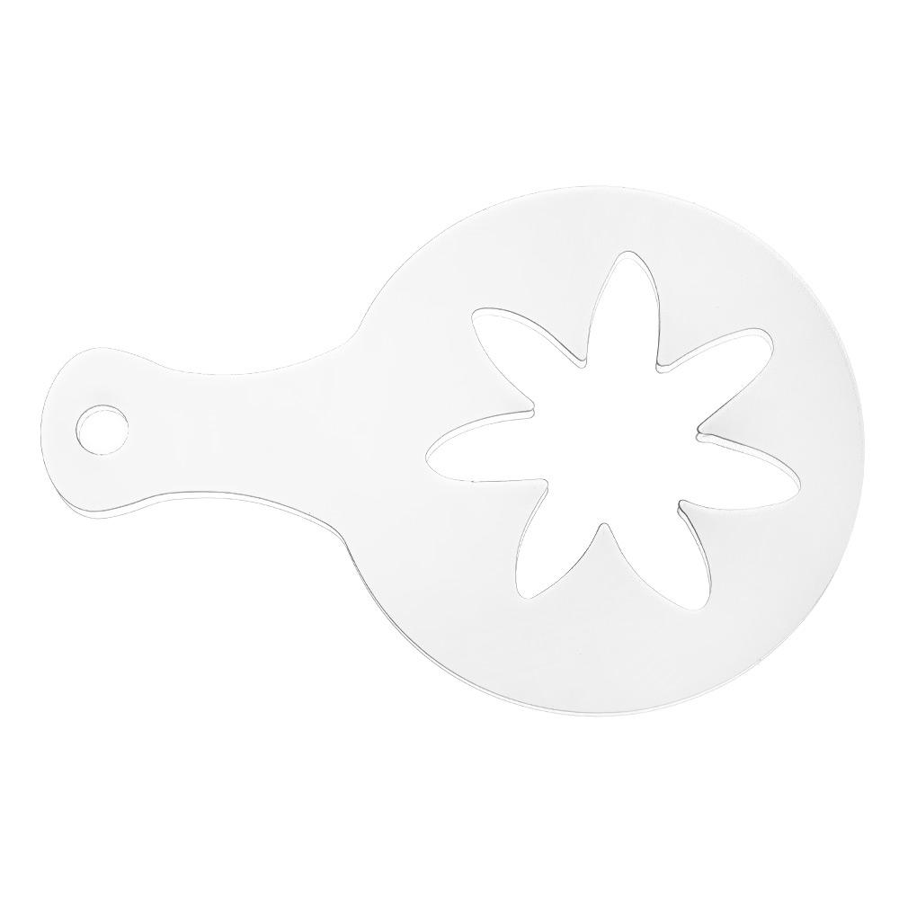 16pcs DIY Cake Latte Decorating Coffee Art Stencils Cappuccino Foam Tool