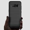 Противоударный силиконовый чехол для Samsung S8 Plus Galaxy S8+ Матовый карбоновый чехол для Galaxy s8plus Задняя крышка Coque Fundas