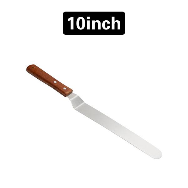 4/6/8/10/12-дюймовая нержавеющая стальная лопатка для глазури для торта, шпатель для глазури с деревянной ручкой, нож-лопатка для масла и торта