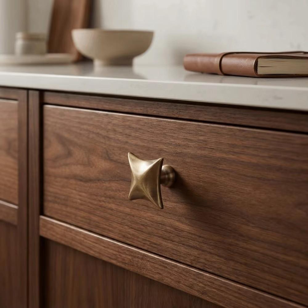 Zinc Alloy Cabinet Knobs Geometric Drawer Pulls Furniture Handles For Cabinets, Wardrobes, Drawers