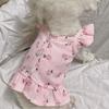 Soft Dog Summer Vest Cute Pet Dresses Comfortable Cat Princess Skirt  Autumn