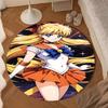 Christmas anime Princess Round Rug for Livingroom,Bedroom, Palyroom, Chair Rug, Area rug, Circle Carpet, Large Size Fan Christmas gift