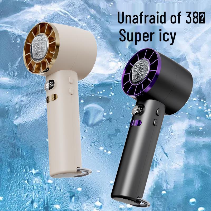 Portable Turbo Cooling Fan with Semiconductor Ice Pack
