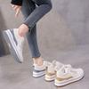 Осенние спортивные женские дышащие легкие повседневные кроссовки на платформе, женские белые кроссовки на плоской подошве со шнуровкой Tenis Feminino 2024
