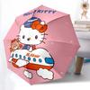 1pc Hello Kitty JEJUair Automatic Folding Umbrella - Portable 3-Fold Design, 8-Bone Iron Frame Outdoor Umbrella, Ideal Gift for Fans, Travelers, Every