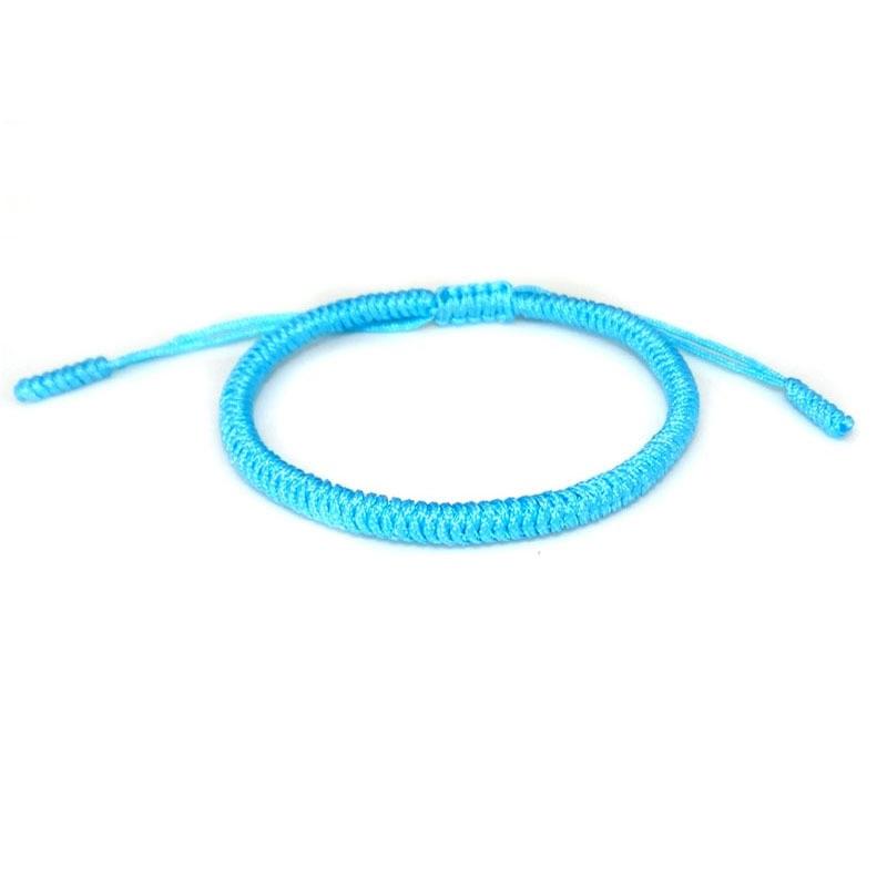 Шарм 6 цветов веревочный браслет женский ручной работы узлы плетеные браслеты и браслеты дружба модные аксессуары ювелирные изделия для девушек