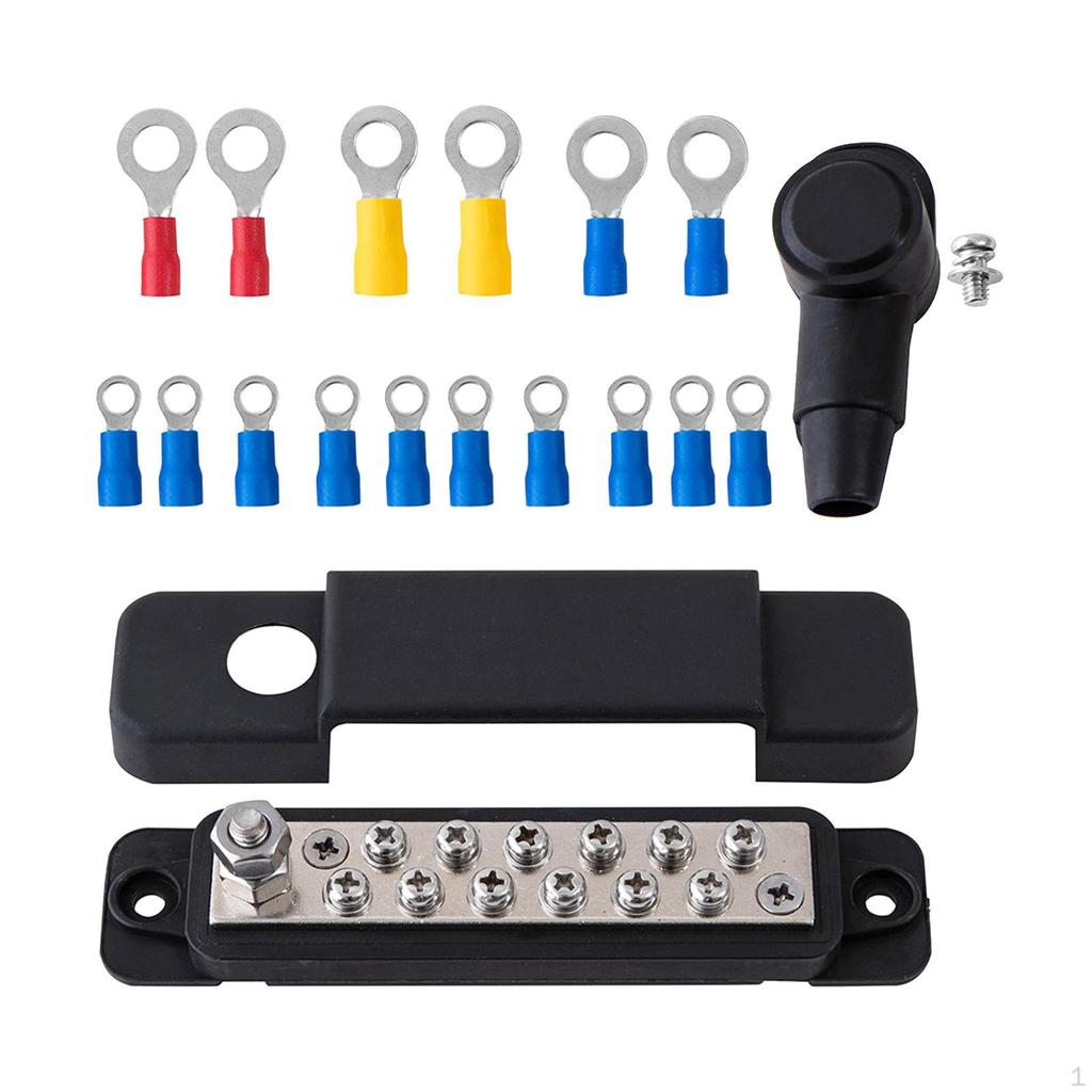 12-контактный блок распределения питания, шина 48 В, аксессуары для замены, простая установка