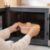 Microwave Safe Food Steamer Silicone Steamer, Double Layer Food-Grade Bowl with Lid & Easy Clean Cooker Divider, Heat Resistant Divided Pot